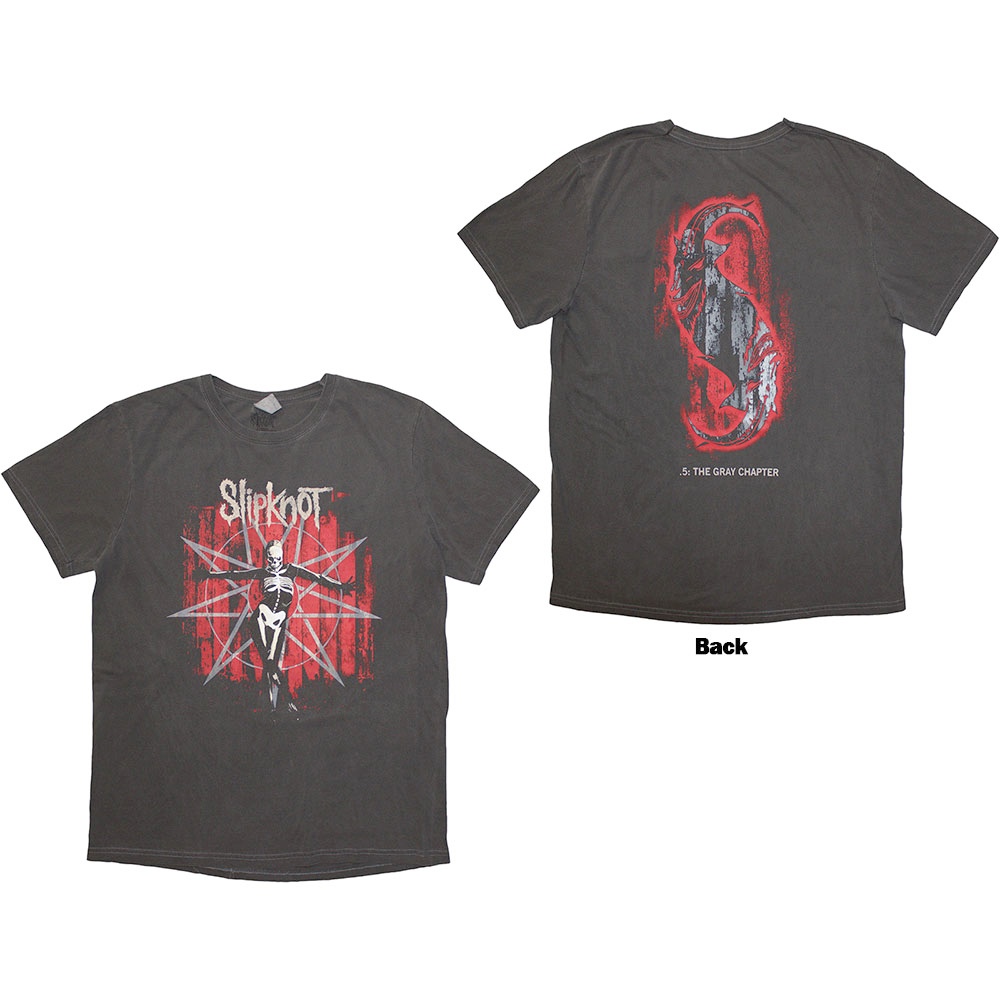 Slipknot - The Gray Chapter Star T-shirt Homme - Noir